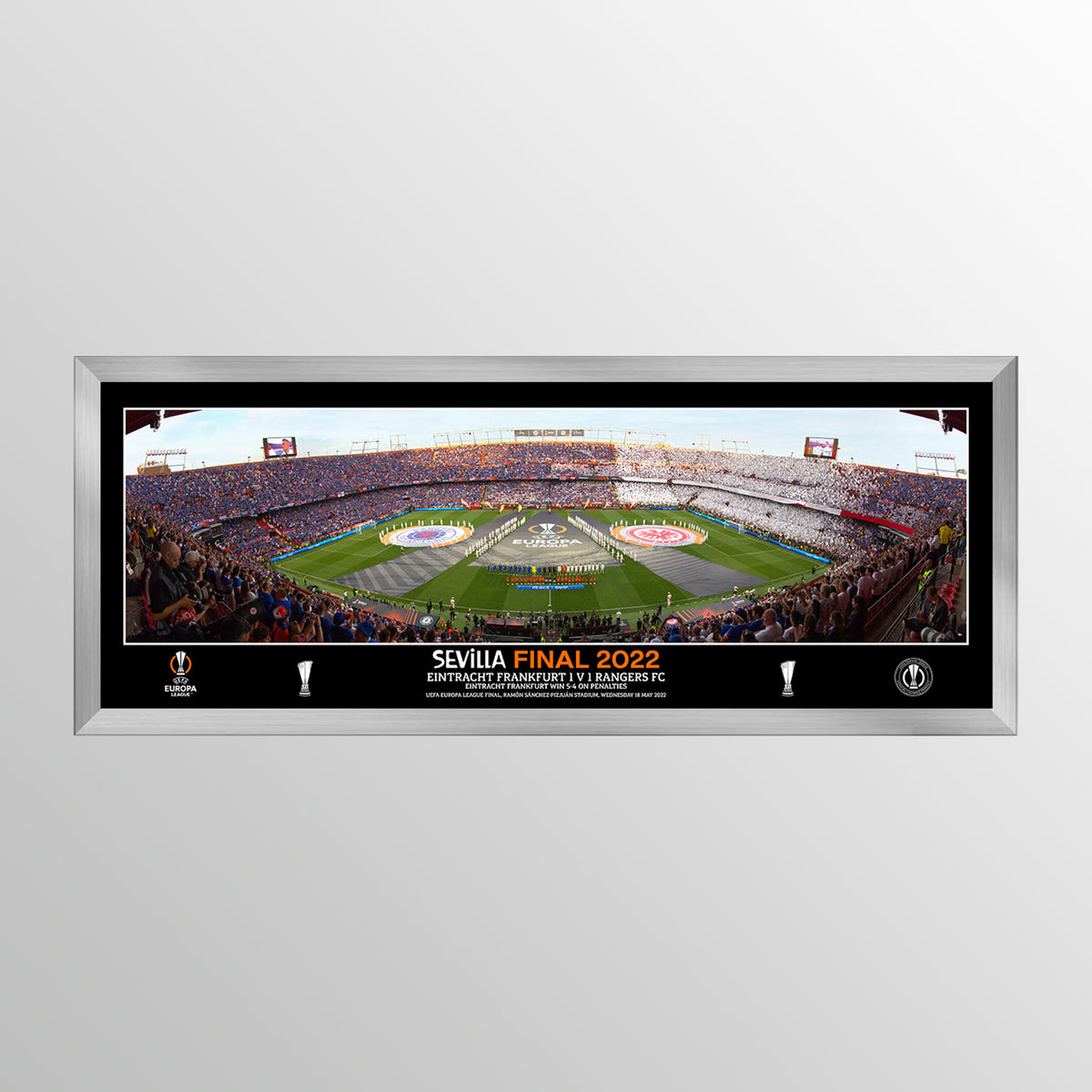 UEFA Europa 30 inch Framed Pano Visual UEFA Club Competitions Online Store