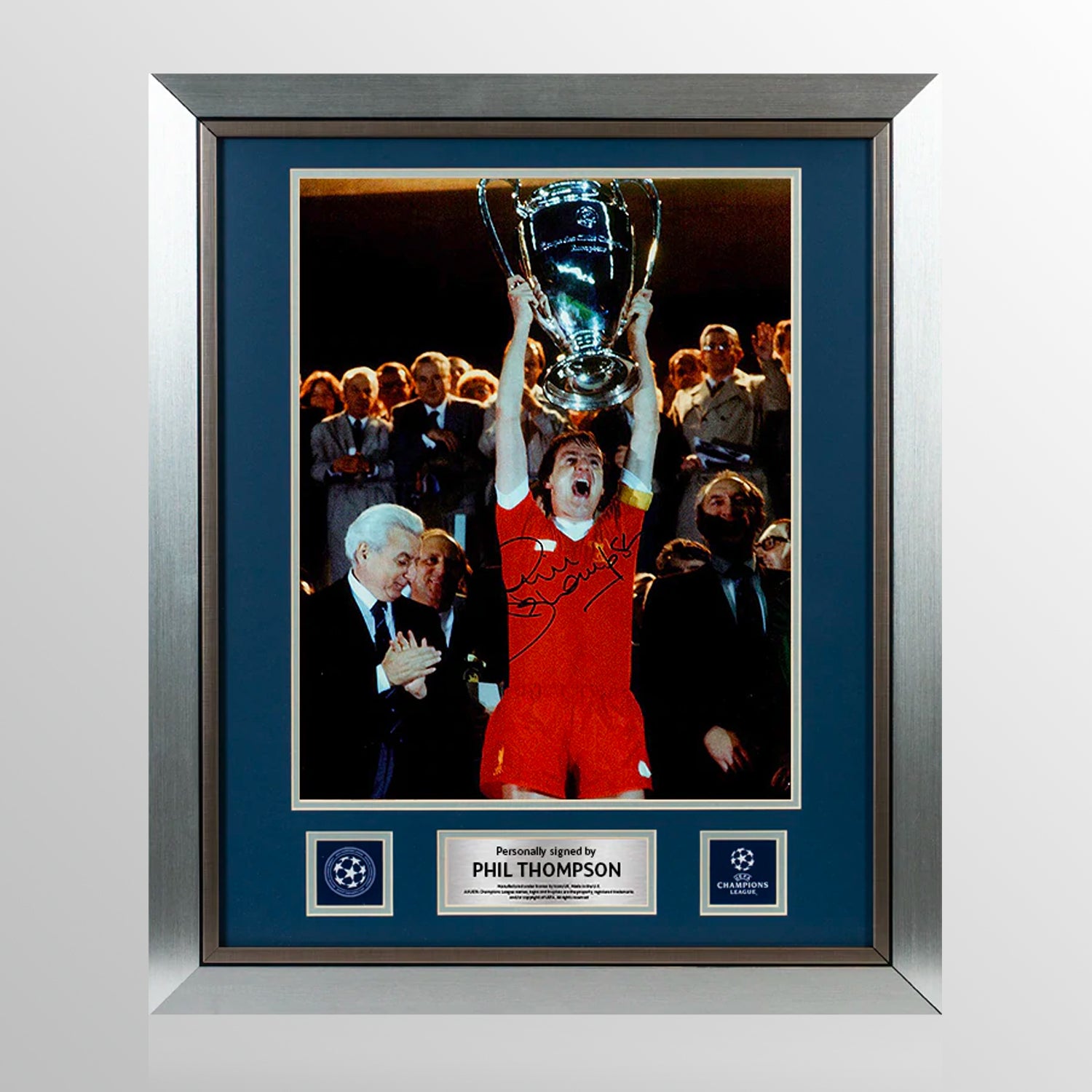 Phil Thompson Official UEFA Champions League Signed and Framed Liverpool Photo: 1981 Winners UEFA Club Competitions Online Store