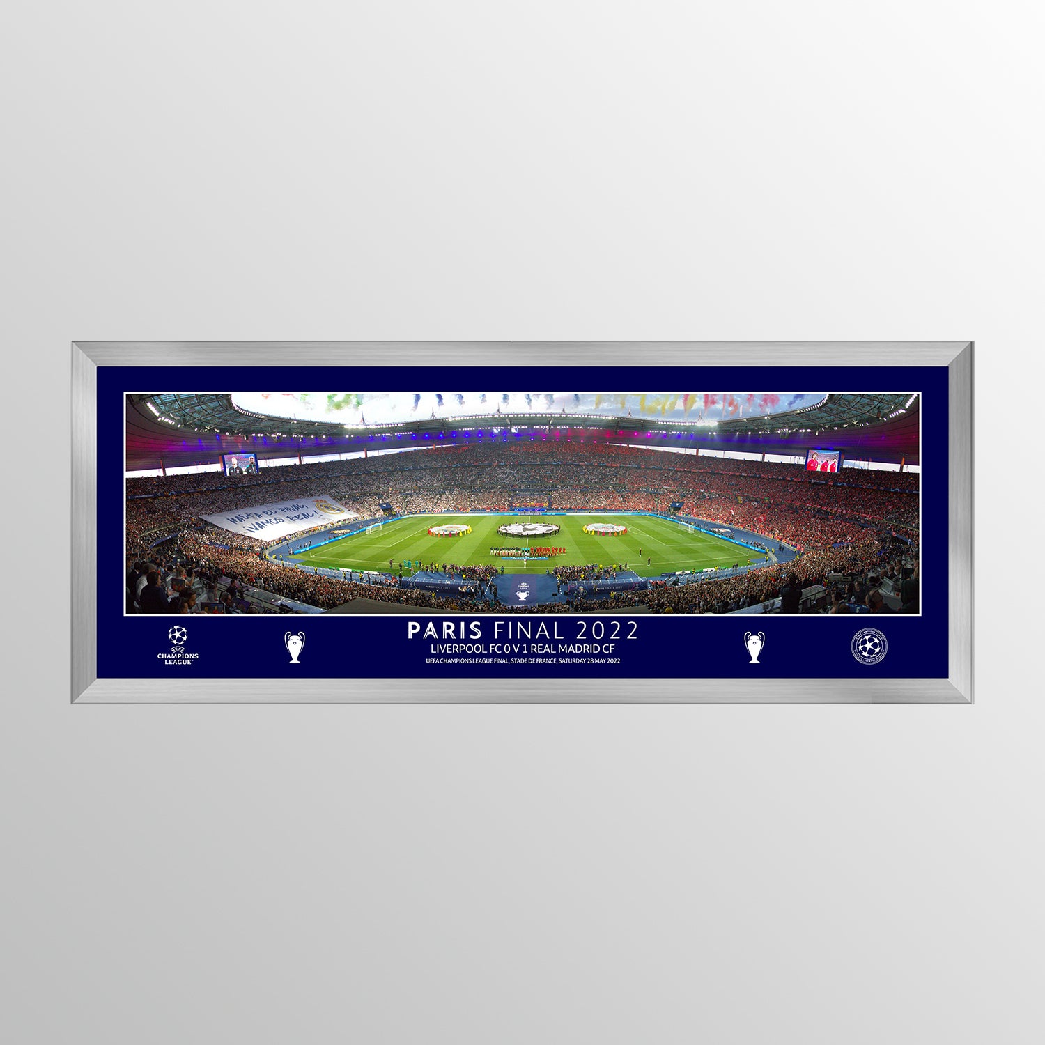 UEFA Champions League Final 30inch Framed Panoramic Visual UEFA Club Competitions Online Store