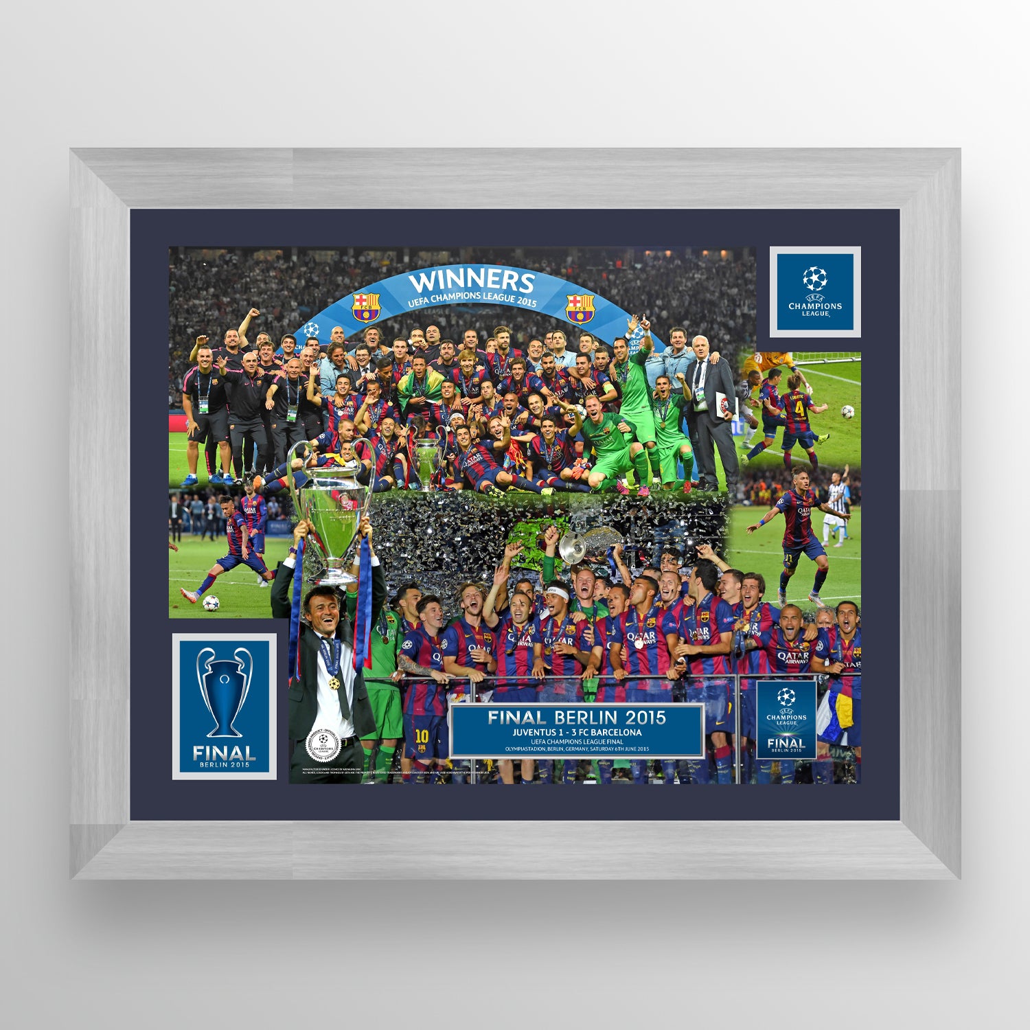 UEFA Champions League 2015 Final - Winner: Barcelona - Trophy Lift UEFA Club Competitions Online Store