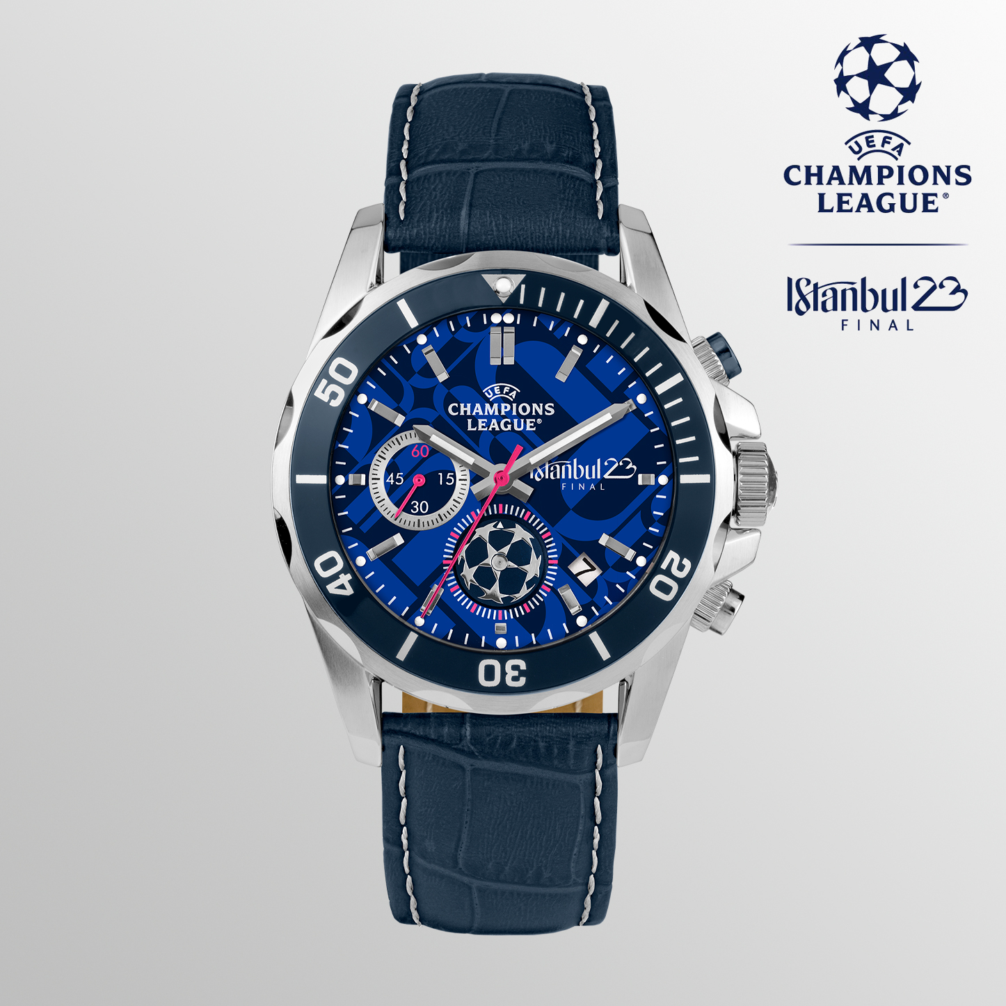 UCL Istanbul Final 2023 Chronograph CL-103D Jacques Lemans Watch UEFA Club Competitions Online Store
