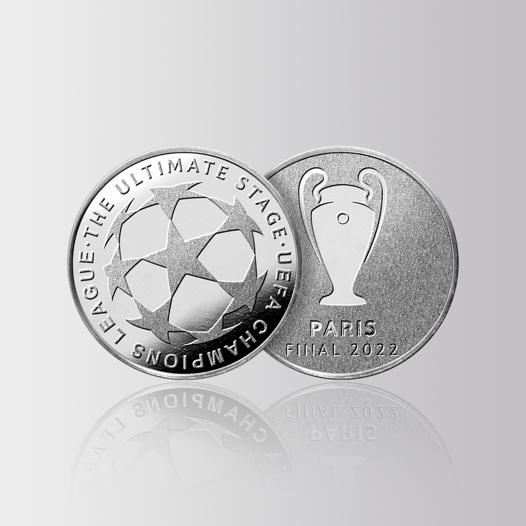 UCL Final 2022 Finalists Coin UEFA Club Competitions Online Store