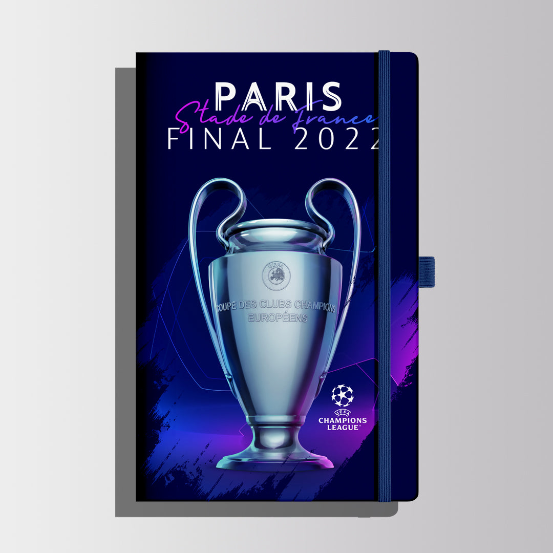 UCL Final 2022 Trophy A5 Notebook UEFA Club Competitions Online Store