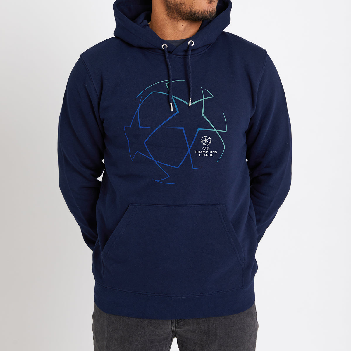 UEFA Champions League - Starball Navy Hoodie UEFA Club Competitions Online Store