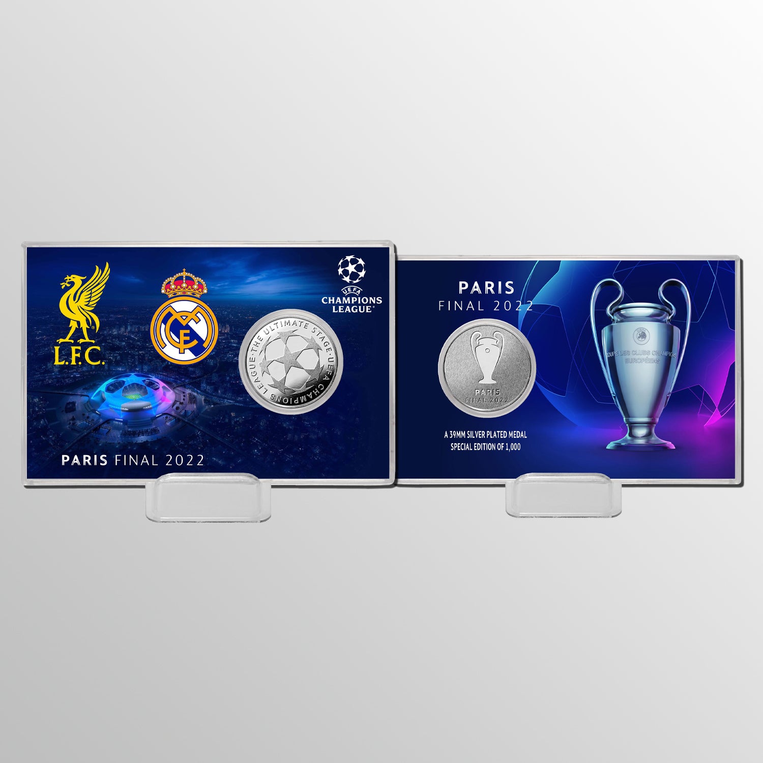 Official UEFA Champions League 3D Mini Replica Trophy Autograph