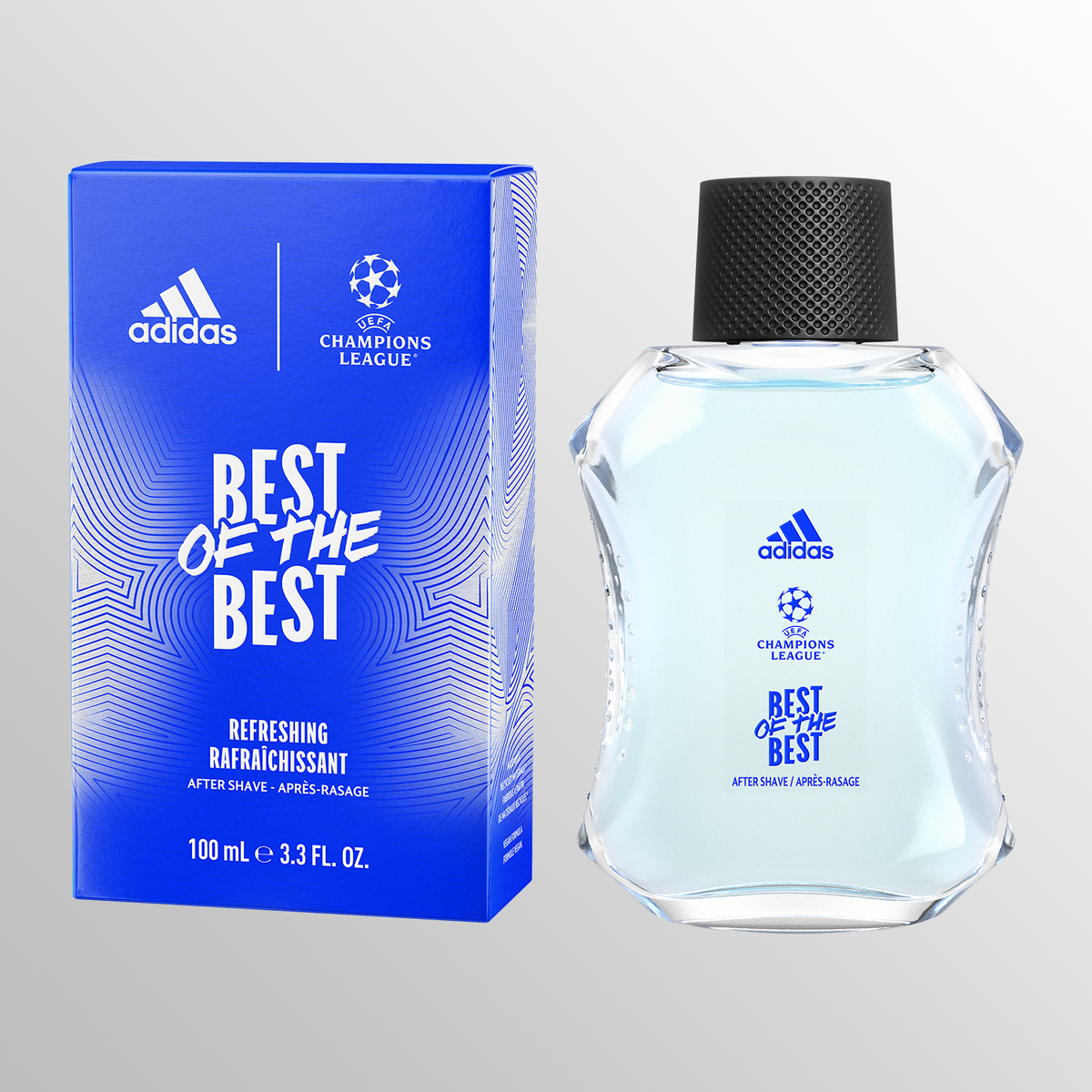 Adidas uefa meilleur des meilleurs après le rasage de 100 ml