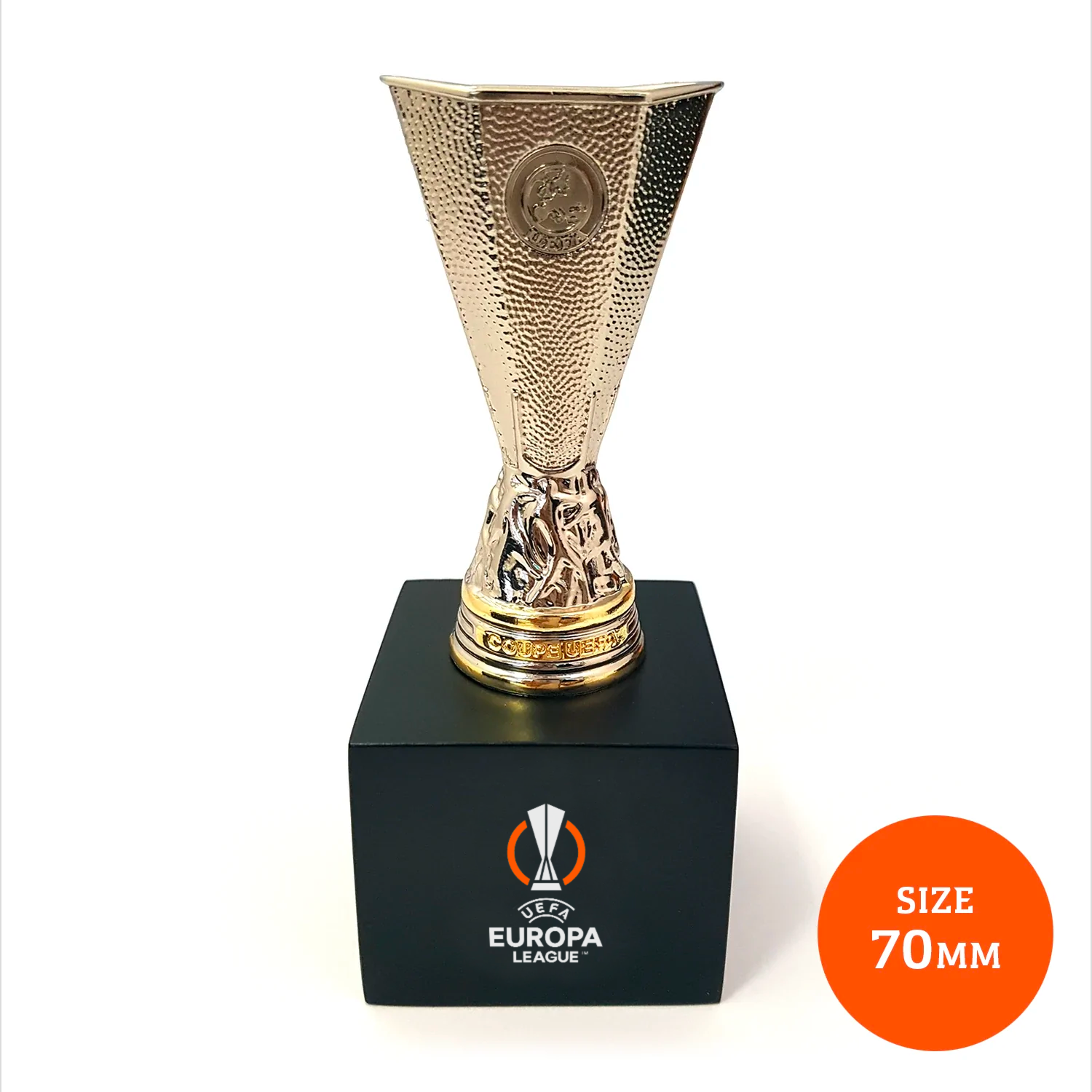UEFA Europa League 70mm 3D Replica Trophy with Stand UEFA Club Competitions Online Store