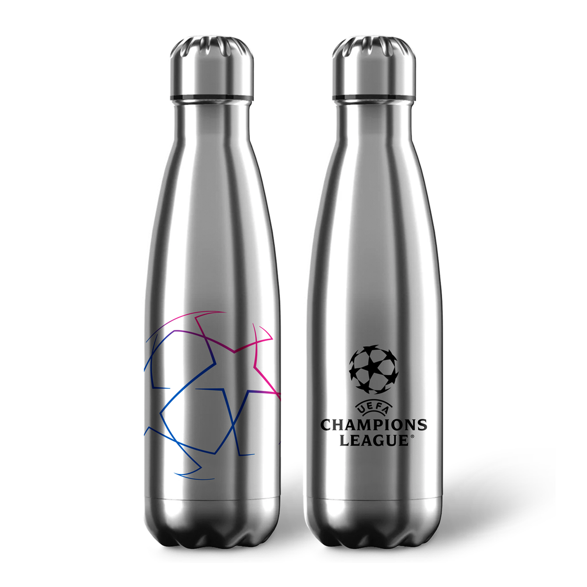 UEFA Champions League Blue/Pink Starball Water Bottle UEFA Club Competitions Online Store