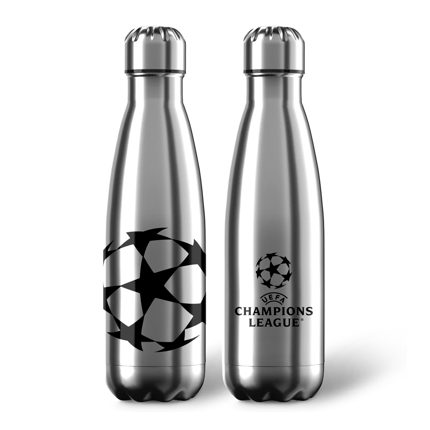 UEFA Champions League Black Starball Water Bottle UEFA Club Competitions Online Store