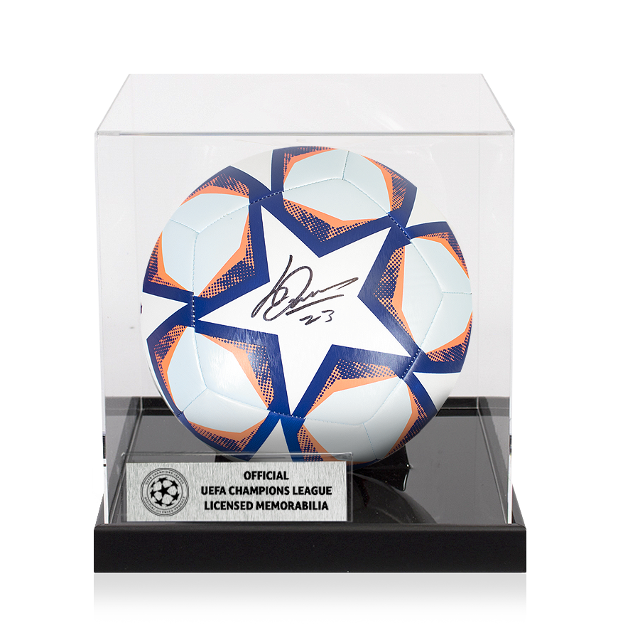 Luis Diaz Official UEFA Champions League Signed Football In Acrylic Case UEFA Club Competitions Online Store